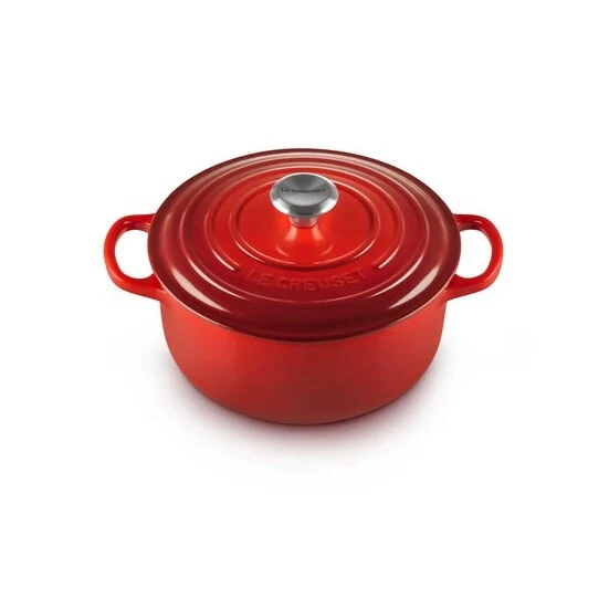 Le Creuset Round Casserole Cast Iron 22 cm Cerise