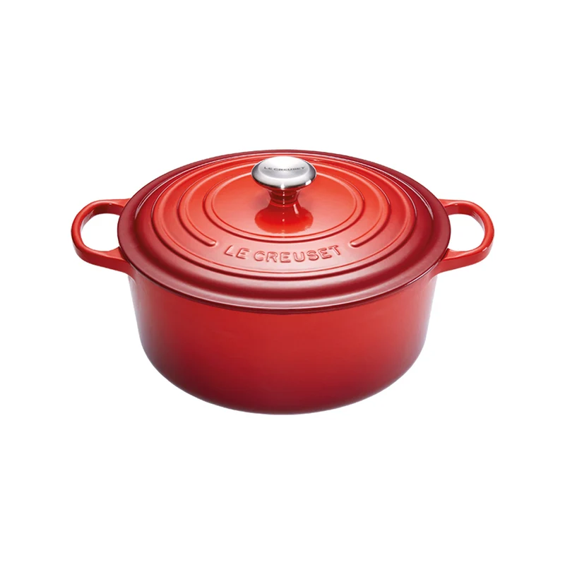 Le Creuset Round Casserole Cast Iron 22 cm Cerise
