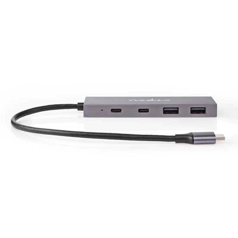 USB-Hub 1x USB-C™ 3.2 Gen 2 Male - 2x USB-A 3.2 Gen 2 Female / 2x USB-C™ 3.2 Gen 2 Female - 4-Poorts poort(en)