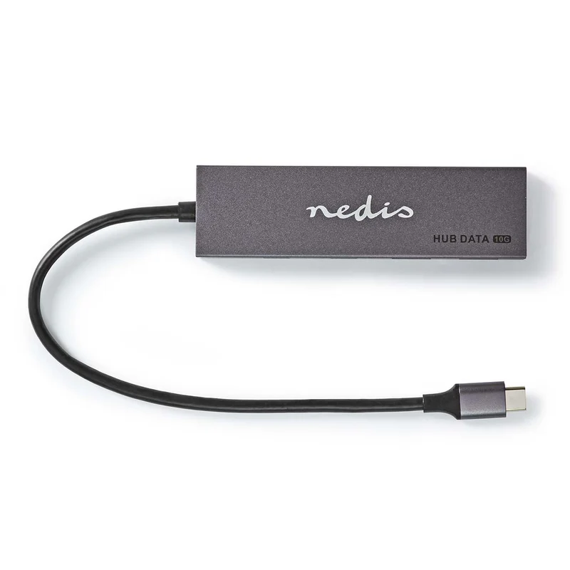 USB-Hub 1x USB-C™ 3.2 Gen 2 Male - 2x USB-A 3.2 Gen 2 Female / 2x USB-C™ 3.2 Gen 2 Female - 4-Poorts poort(en)