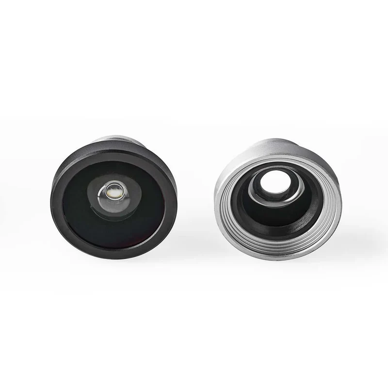 Set Cameralenzen Apparaat: Smartphone / Tablet - 3-in-1 - Type lens: Brede Hoek / Macro / Visoog