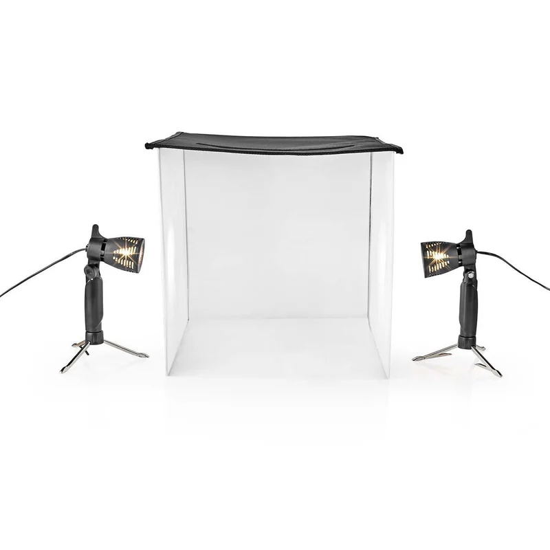 Fotostudioset 400 lm - Opvouwbaar - Achtergronden inbegrepen