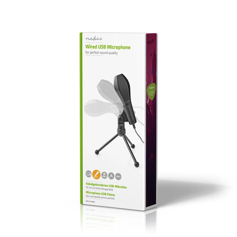 Microfoon Apparaat: Desktop / Notebook - Bedraad - 1x USB