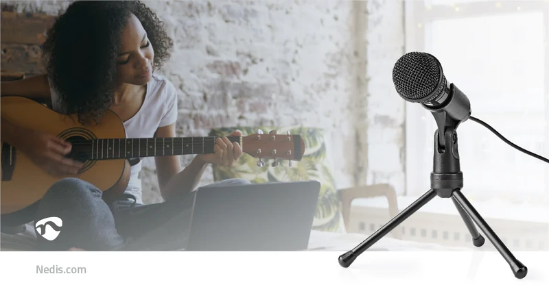Microfoon Apparaat: Desktop / Notebook / Smartphone / Tablet - Bedraad - 1x 3.5 mm Audio Out