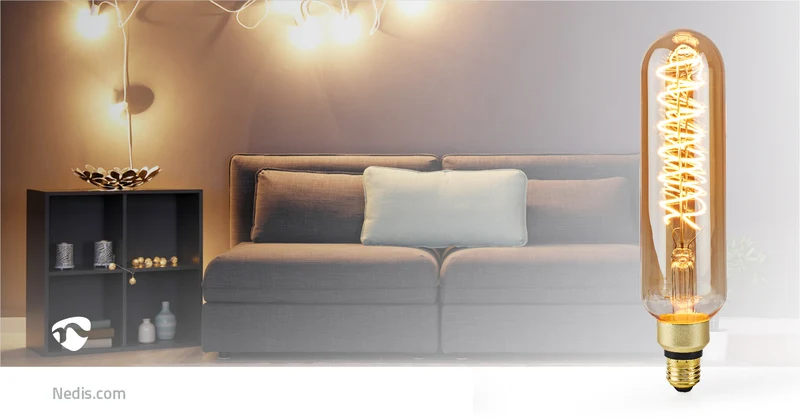 LED-Filamentlamp E27 T65 - 8.5W - 600 lm
