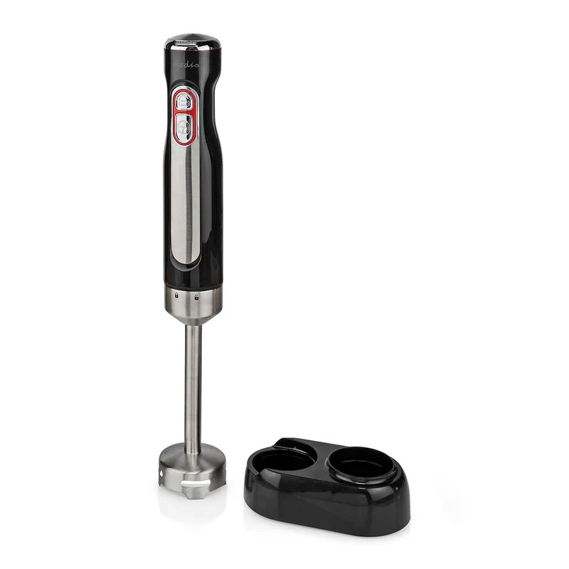 Staafmixer 100W - Snelheidsinstellingen: 1-Snelheid - Zilver / Zwart