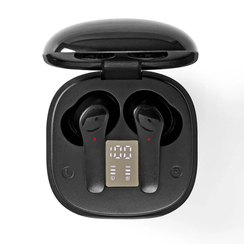 Volledig Draadloze Oordopjes ANC (Active Noise Cancelling) - Bluetooth® - Batterij 1 werkingstijd standaard verbruik: 300 min