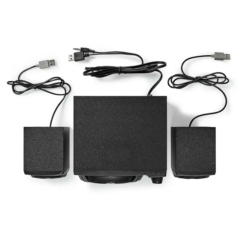 Gaming Speaker Speaker-kanalen: 2.1 - USB Gevoed - 3,5 mm Male