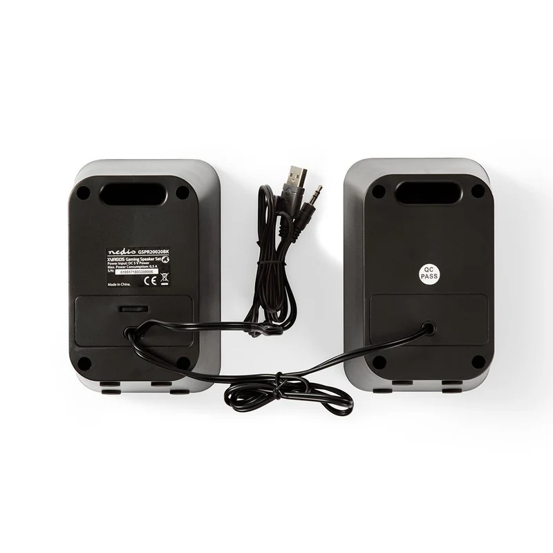 Gaming Speaker Speaker-kanalen: 2.0 - USB Gevoed - 3,5 mm Male