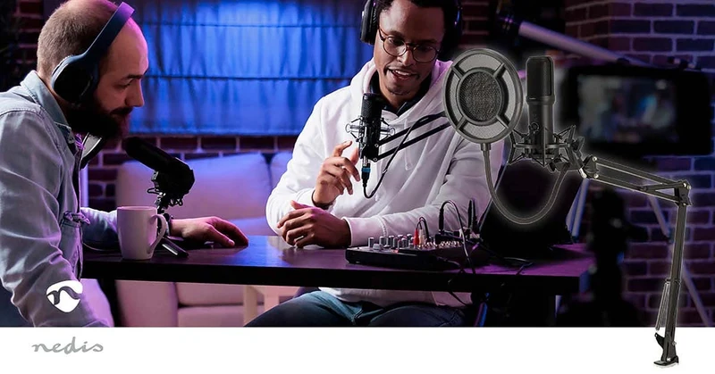 Streaming- en Gamingmicrofoon Apparaat: Desktop / Notebook - USB Type-A - Aan/uit knop