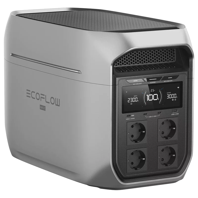 Ecoflow Gerador portátil Inteligente 2048Wh - Delta 3 Max Plus