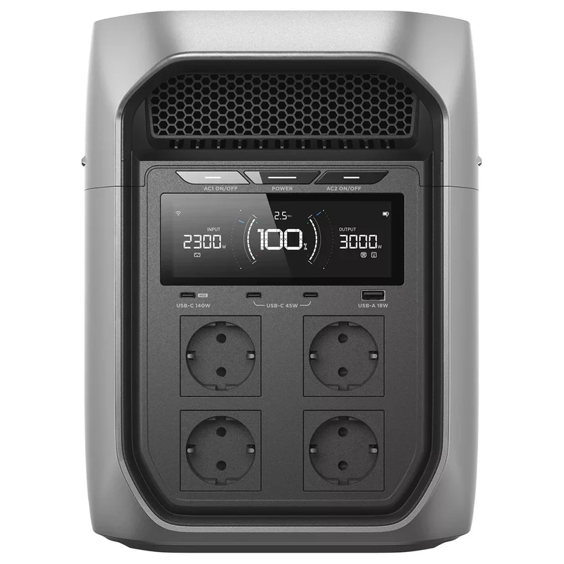 Ecoflow Gerador portátil Inteligente 2048Wh - Delta 3 Max Plus