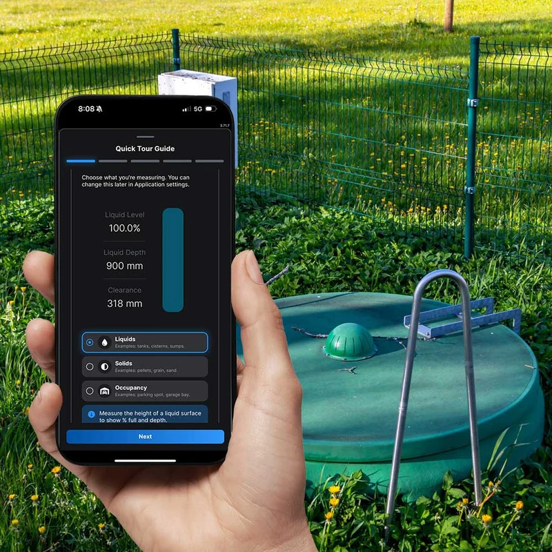 Shelly Sensor Ultrassonico Inteligente para Medição de Distância e Nível - Shelly BLU Distance
