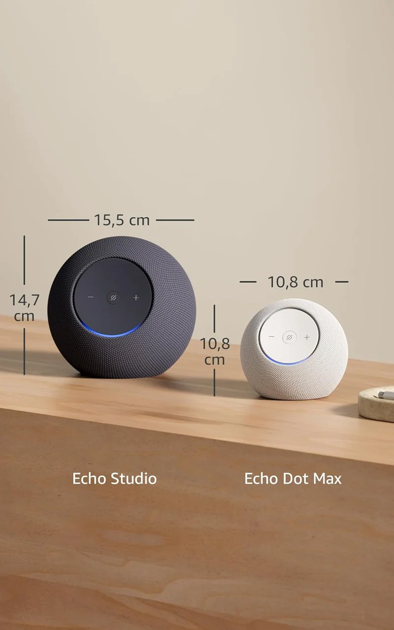 Amazon Alexa Echo Studio Áudio Espacial com Dolby Atmos (Geração mais Recente) em Preto