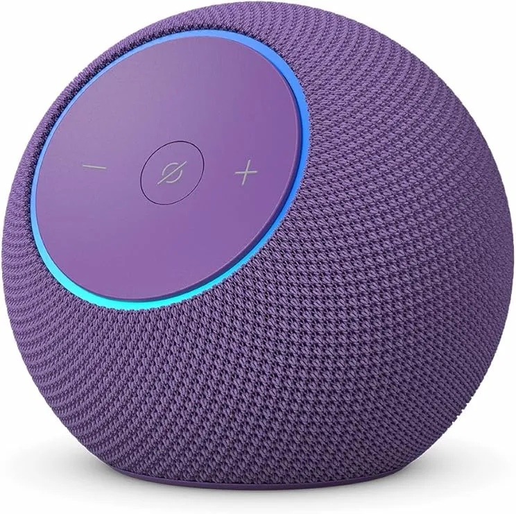 Amazon Alexa com som ambiente e hub integrado - Echo Dot Max ( Roxo )