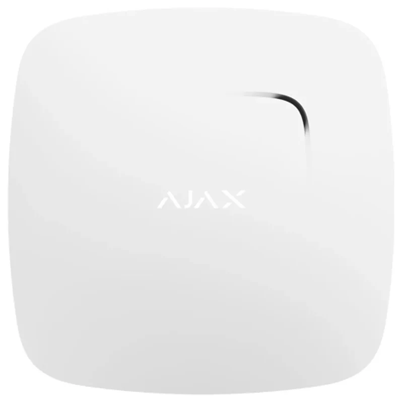 Ajax Detector de fumo e sensor de temperatura 868MHz em Branco - Ajax FireProtect