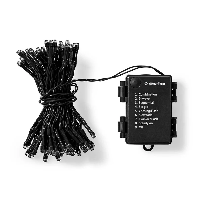 Kerstverlichting Koord - 96 LED's - Warm Wit