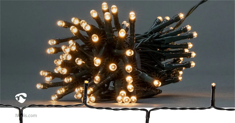 Kerstverlichting Koord - 96 LED's - Warm Wit