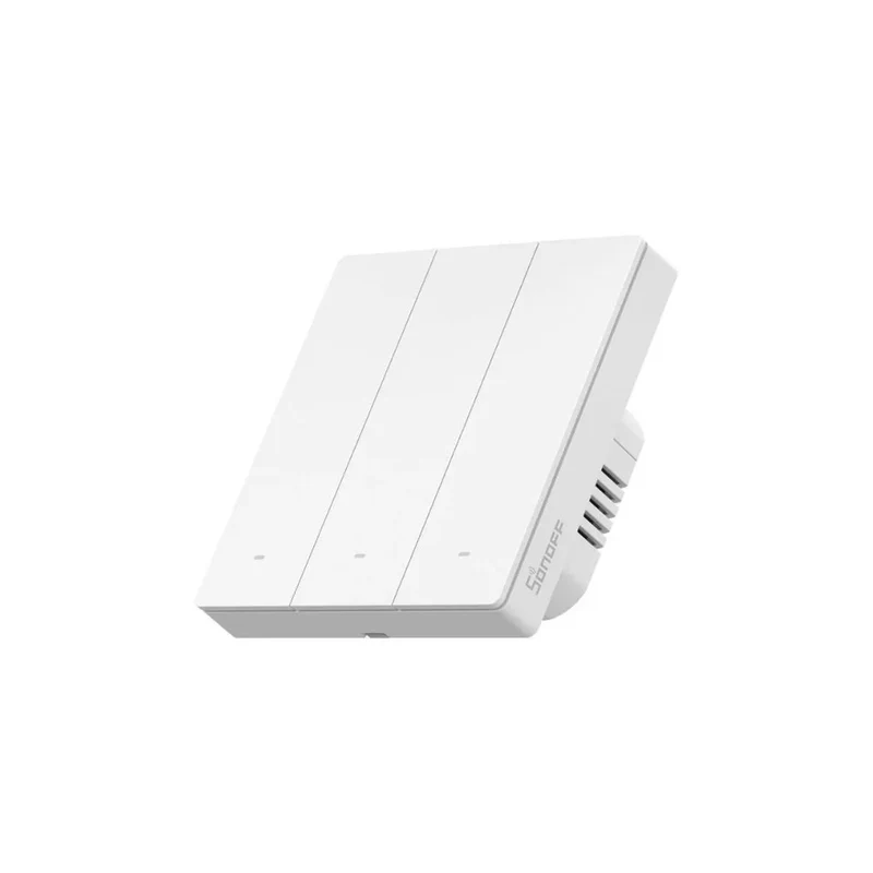 Sonoff M5 Interruptor Inteligente Pressão de 3 canais 80mm Branco Zigbee