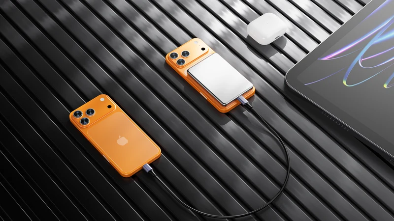 Lippa 5.000 mAh MagSafe Powerbank 20W, Sort