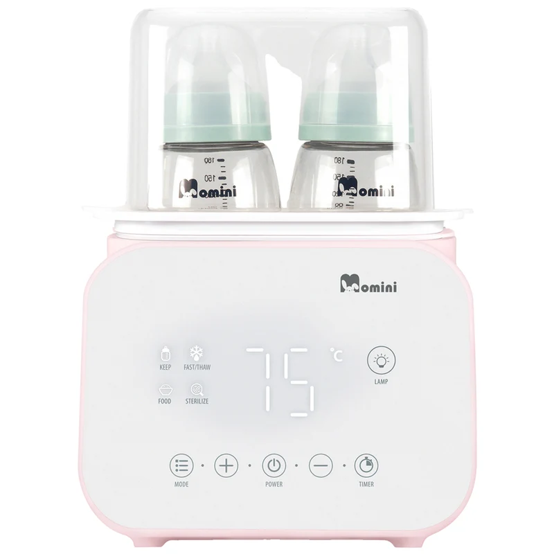 Momini MelloDuo - 6-i-1 flaskesterilisator og flaskevarmer