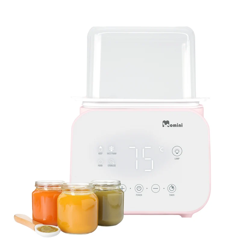 Momini MelloDuo - 6-i-1 flaskesterilisator og flaskevarmer
