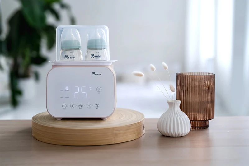 Momini MelloDuo - 6-i-1 flaskesterilisator og flaskevarmer