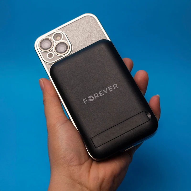 Forever MATB-100 22,5W 10.000 mAh Magsafe Powerbank, Sort