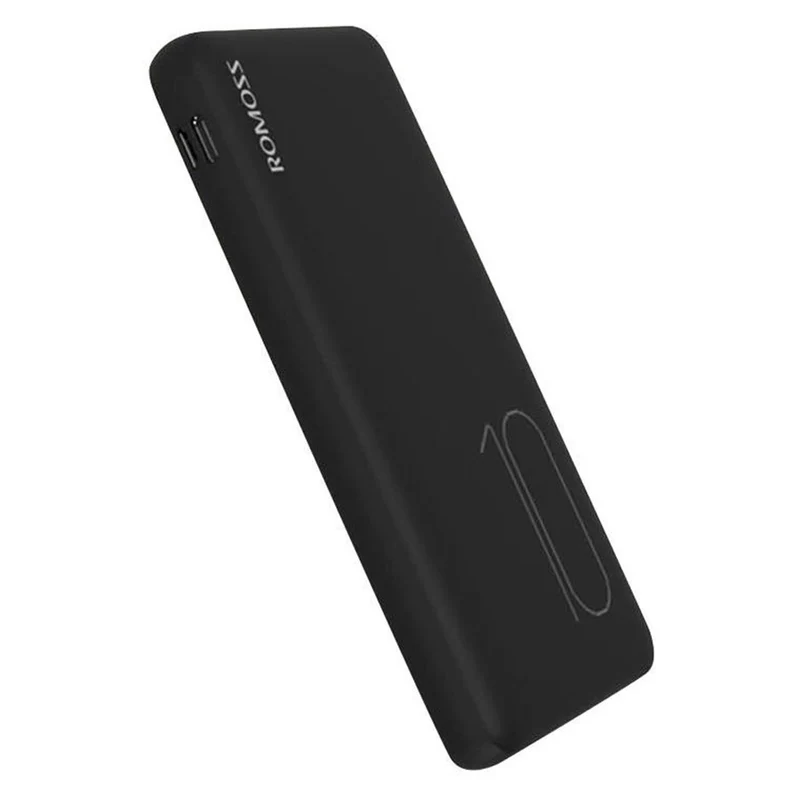 Romoss PSP10 10000mAh Powerbank, Sort