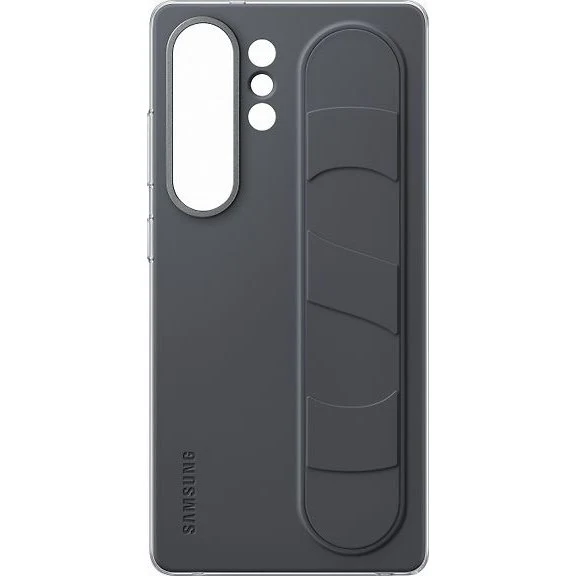 Samsung Galaxy S25 Ultra Standing Grip Protective Case, Black / Blue
