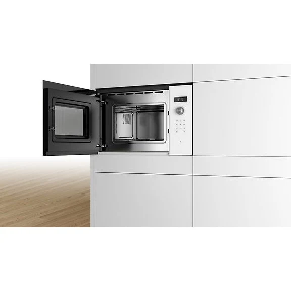 Bosch BFL524MW0 Series 6 Microwave Oven, White