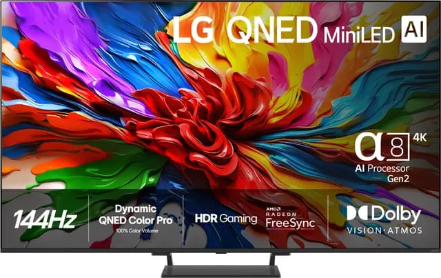 LG 65" QNED 93 4K QNED MiniLED TV, 2025