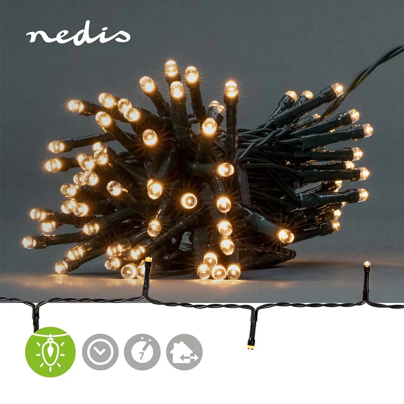 Kerstverlichting Koord - 48 LED's - Warm Wit