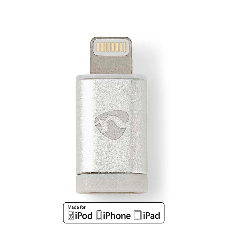 Lightning-Adapter Apple Lightning 8-Pins - USB Micro-B Female - Verguld