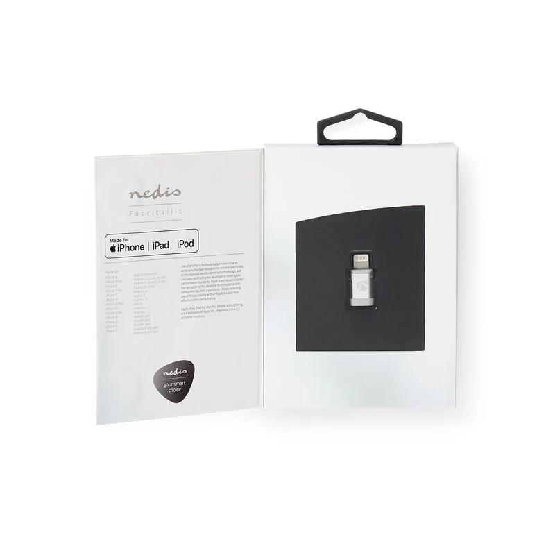 Lightning-Adapter Apple Lightning 8-Pins - USB Micro-B Female - Verguld