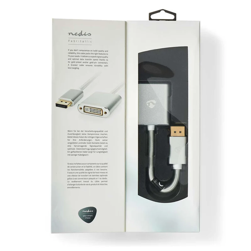 DisplayPort-Kabel DisplayPort Male - DVI-D 24+1-Pins Female - 1080p
