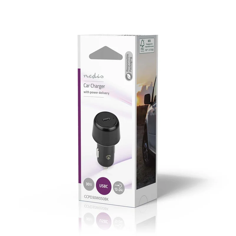 Autolader 30W - 2.0 / 3.0A - Outputs: 1