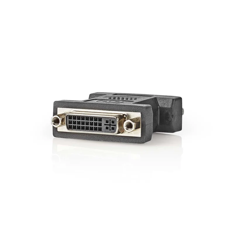 DVI-Adapter DVI-I 24+5-Pins Female - DVI-I 24+5-Pins Female - Vernikkeld