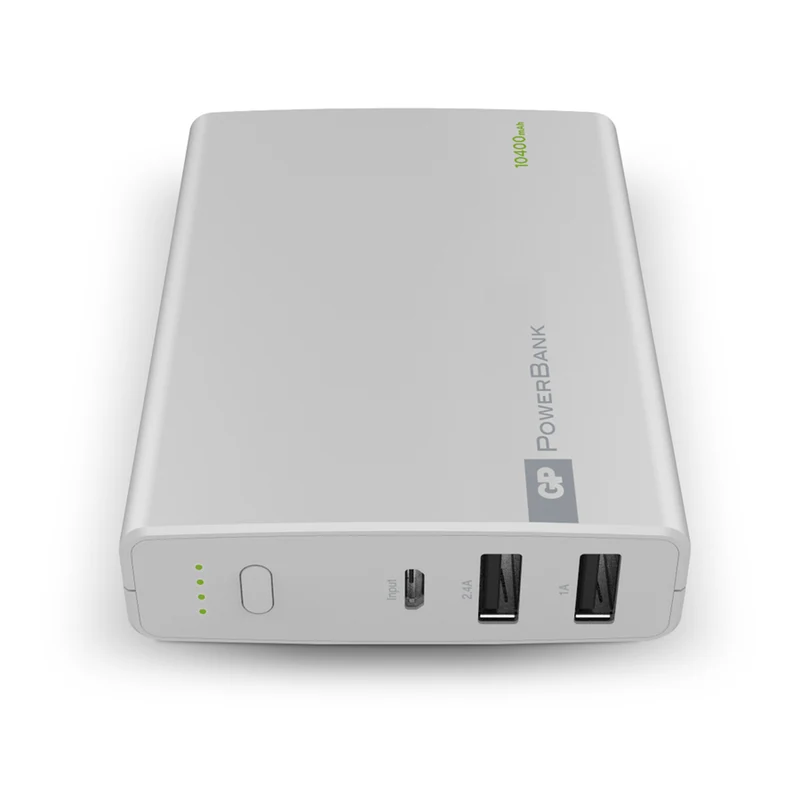 GP Powerbank Yolo 10.400 mAh, Hvid