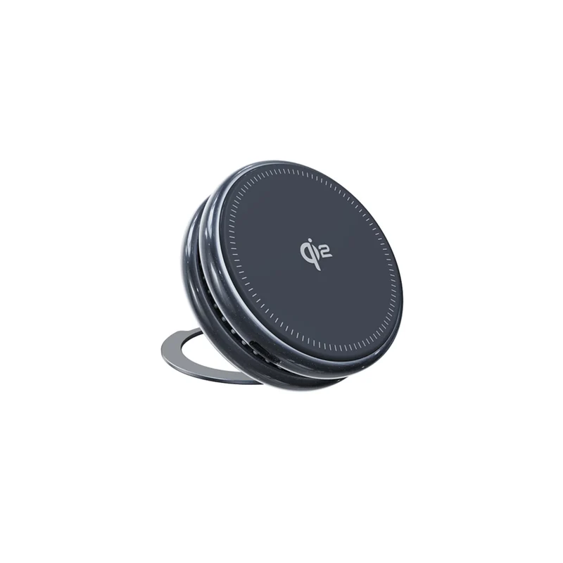 TORRAS Ostand PolarCircle 15W Trådløs MagSafe Oplader m. nedkøling og kickstand, hvid