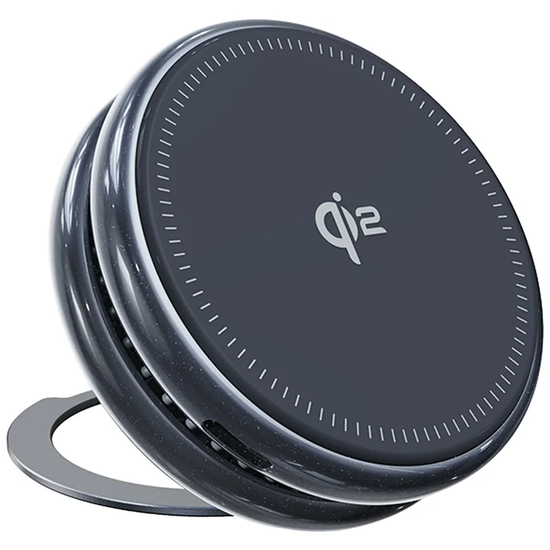 TORRAS Ostand PolarCircle 15W Trådløs MagSafe Oplader m. nedkøling og kickstand, Sort
