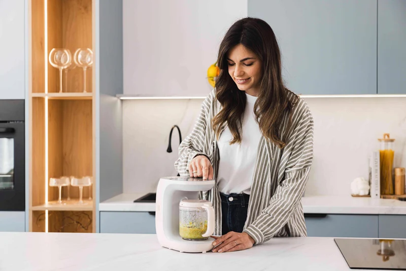 Momini NutriBlend - 6-i-1 dampblender til babymad