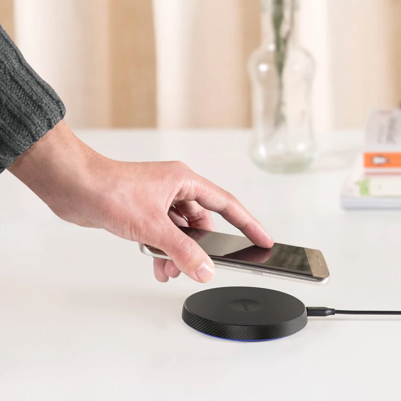 Anker PowerTouch 5W trådløs Qi oplader, Sort