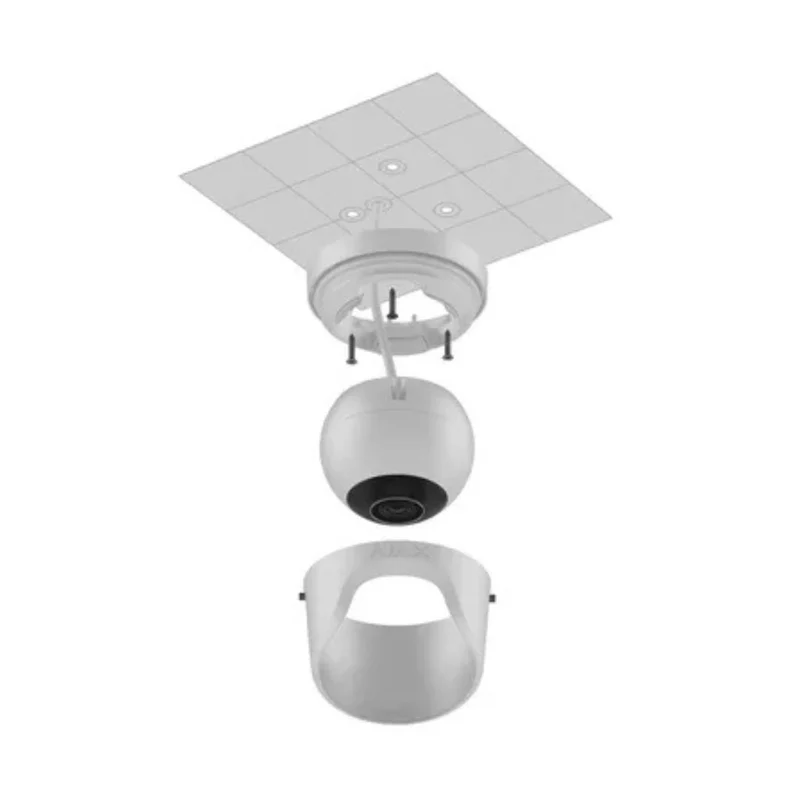 Ajax Câmara de vigilância IP Ethernet c/PoE - Ajax TurretCam (5 MP / 4 mm)