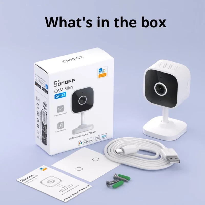 Sonoff Câmara de Vigilância IP WiFi 1080p - Sonoff CAM Slim (Gen2)