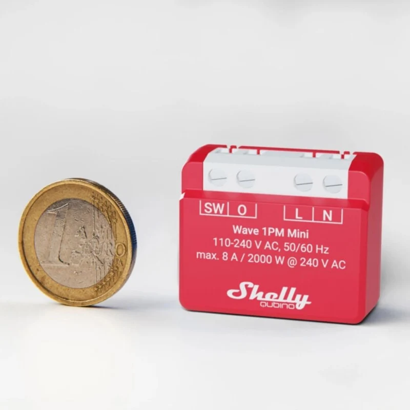 Shelly Qubino Z-Wave 1PM Mini - Módulo Z-Wave