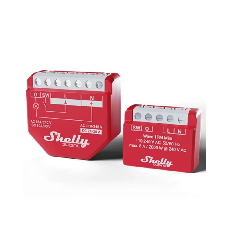 Shelly Qubino Z-Wave 1PM Mini - Módulo Z-Wave