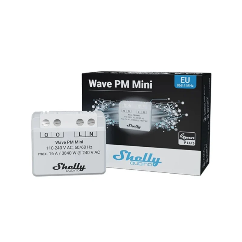 Shelly Qubino Z-Wave PM Mini - Módulo Z-Wave