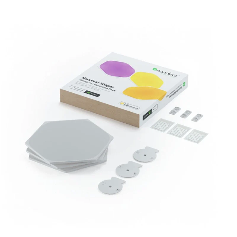 Nanoleaf Hexágonos Pack extensão com 3 painéis em Branco