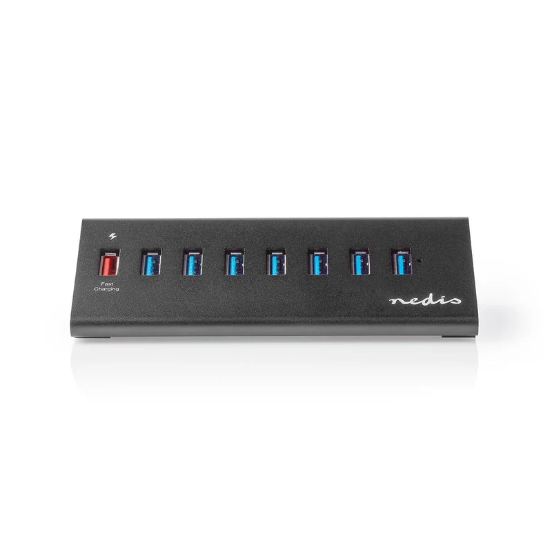 USB-Hub USB Micro-B Female - USB-A Female - QC3.0 / USB 3.2 Gen 1